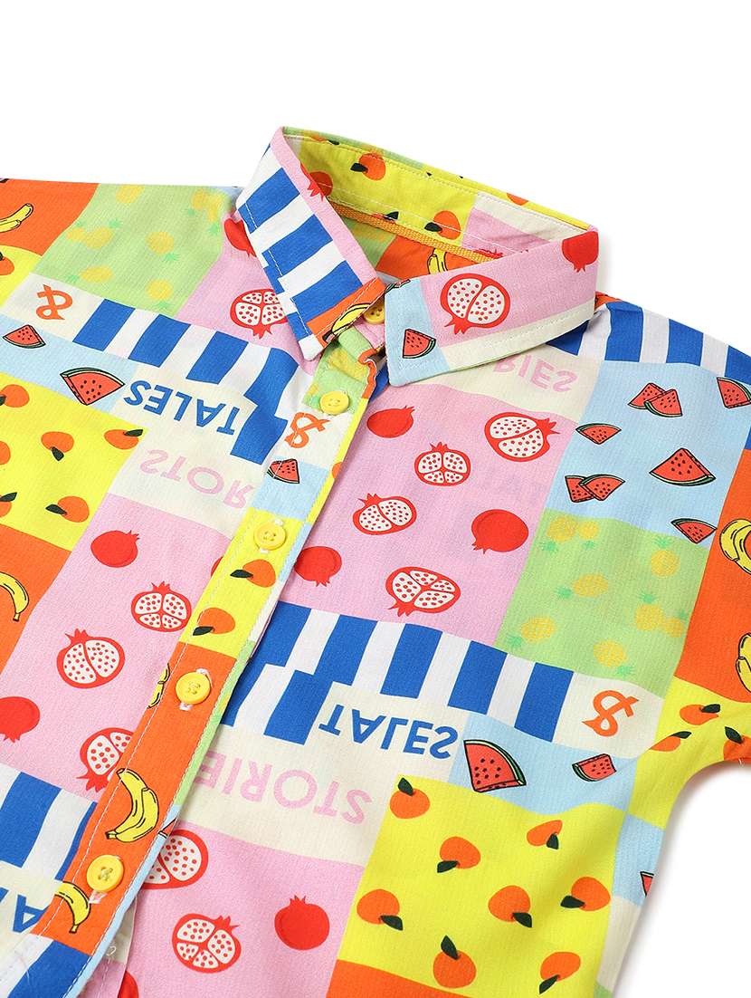 multi colored viscose shirts top - 21971177 -  Standard Image - 2