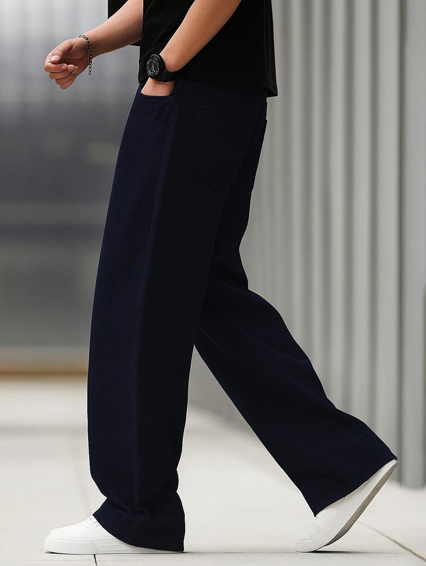 navy blue denim jeans - 21971210 - Standard Image - 2