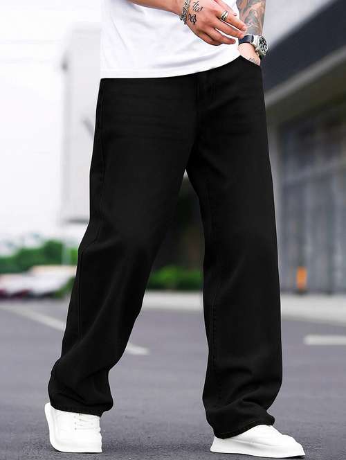 black denim jeans - 21971213 -  Standard Image - 0