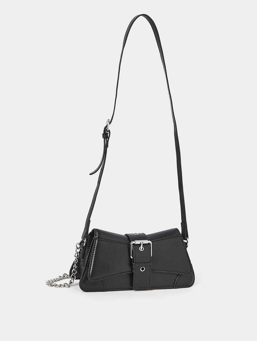 women black solid sling bag - 21971290 - Zoom Image - 0