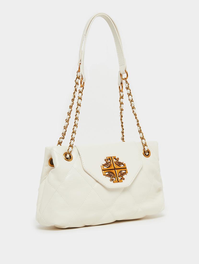 women white pu textured handbag - 21971449 - Zoom Image - 0