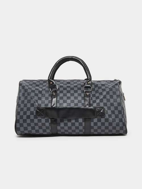  black checkered gym duffle bag - 21971461 -  Standard Image - 0