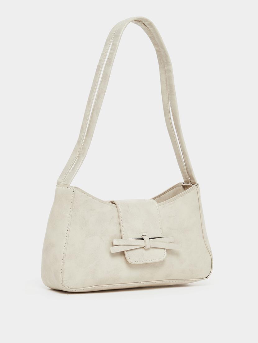 women beige pu printed handbag - 21971464 - Zoom Image - 0