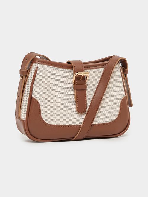 women color block sling bag with buckle  - 21971484 -  Standard Image - 0
