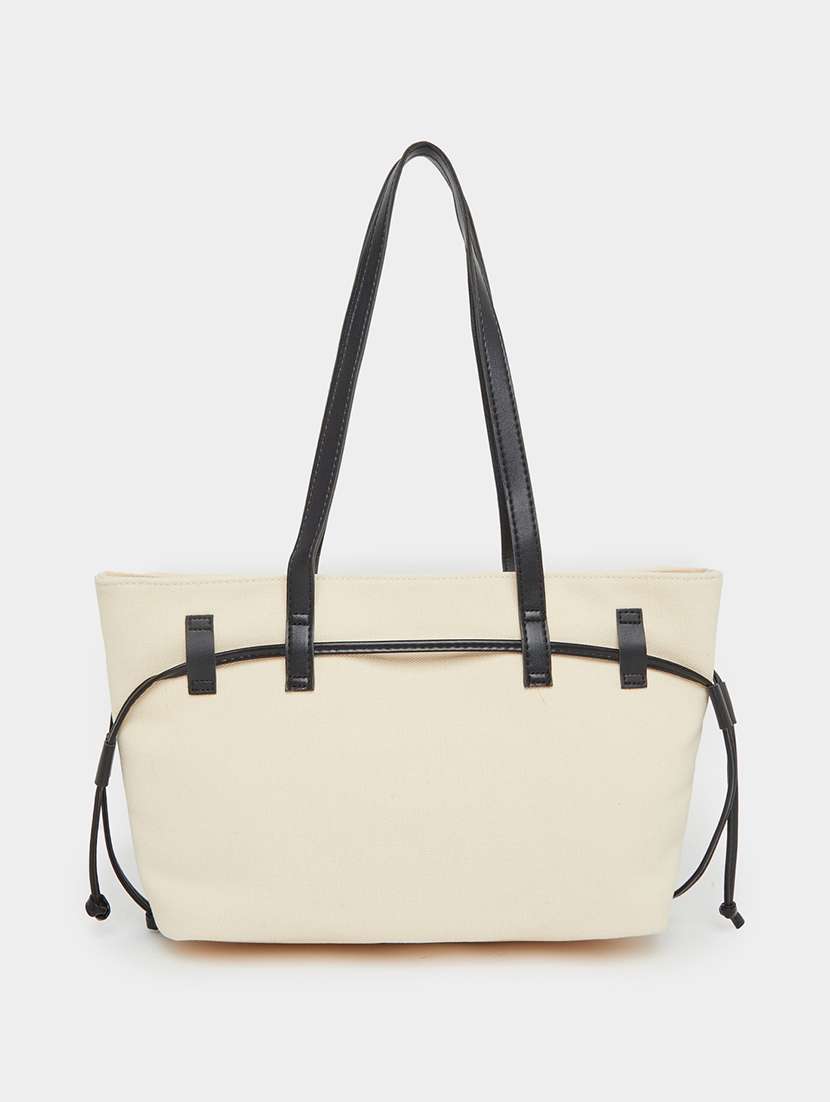 color block white pu shoulder bag - 21971506 -  Standard Image - 2