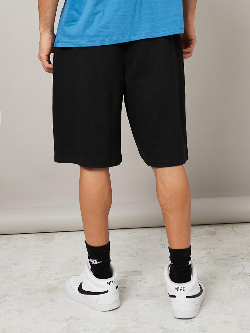 men solid mid rise loose fit short - 21971518 - Standard Image - 2