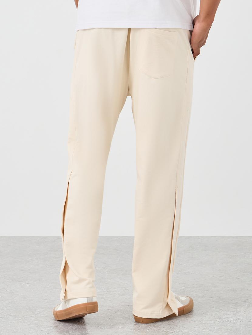 men solid mid rise full length track pant - 21971579 - Standard Image - 2