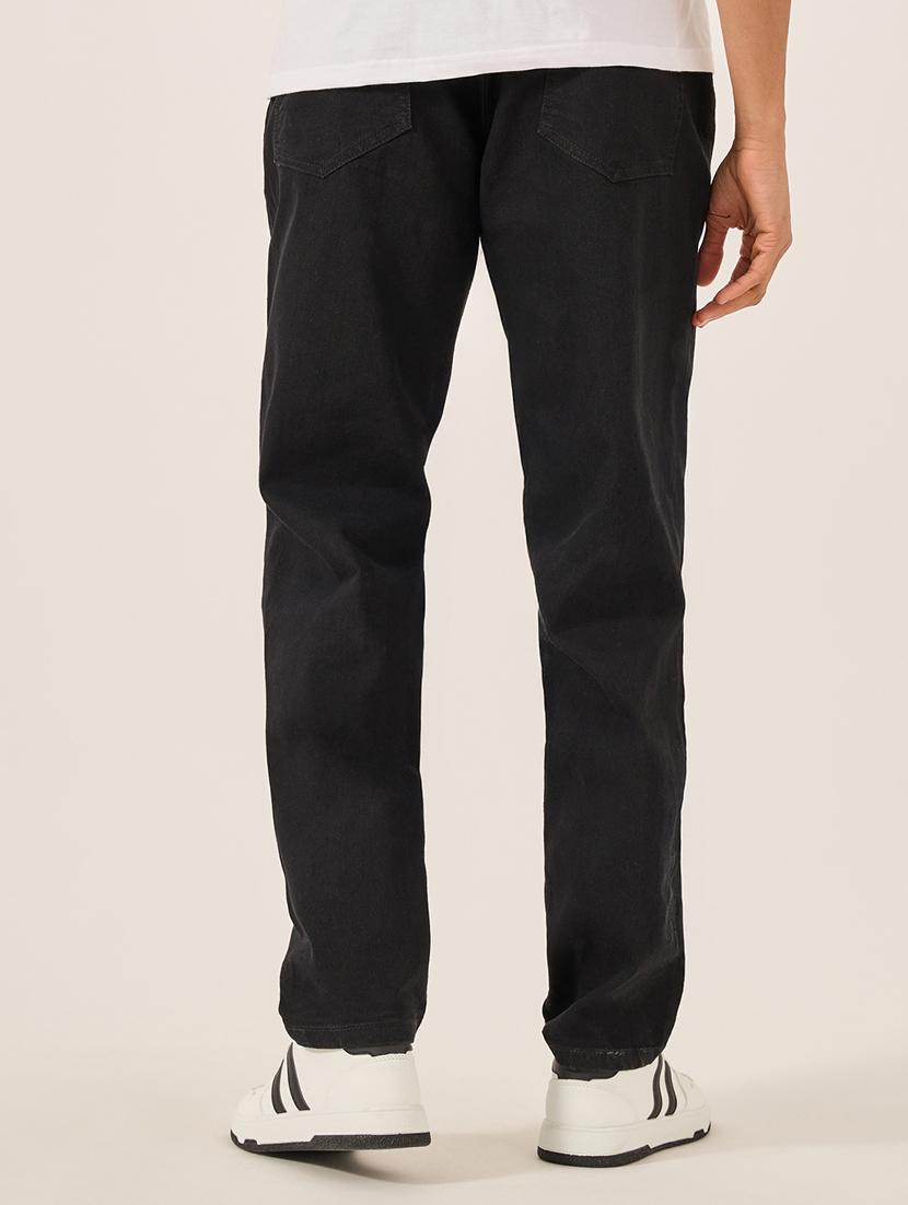 men plain mid rise full length jeans - 21971598 - Standard Image - 2