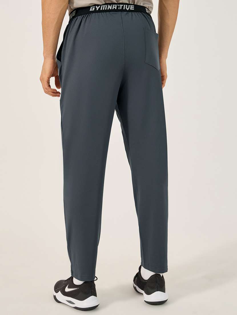 men typography mid rise full length track pant - 21971638 -  Standard Image - 2