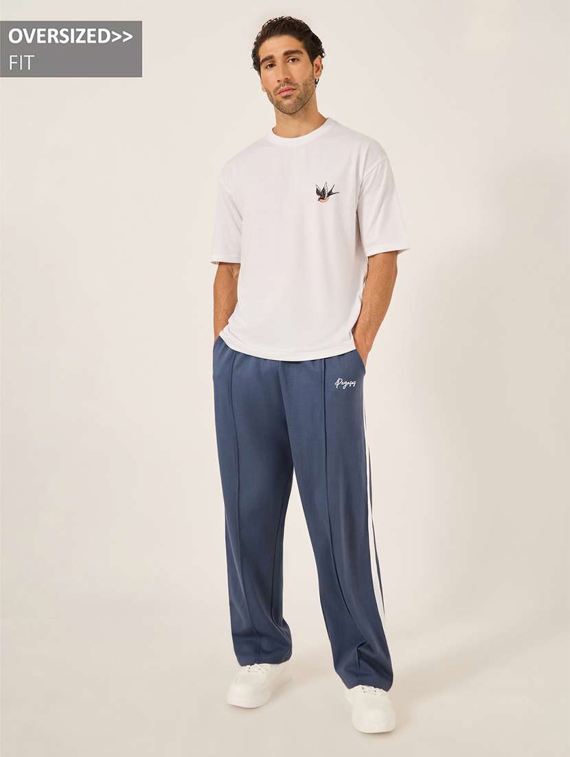 men tapered mid rise relaxed fit track pant - 21971721 - Standard Image - 2