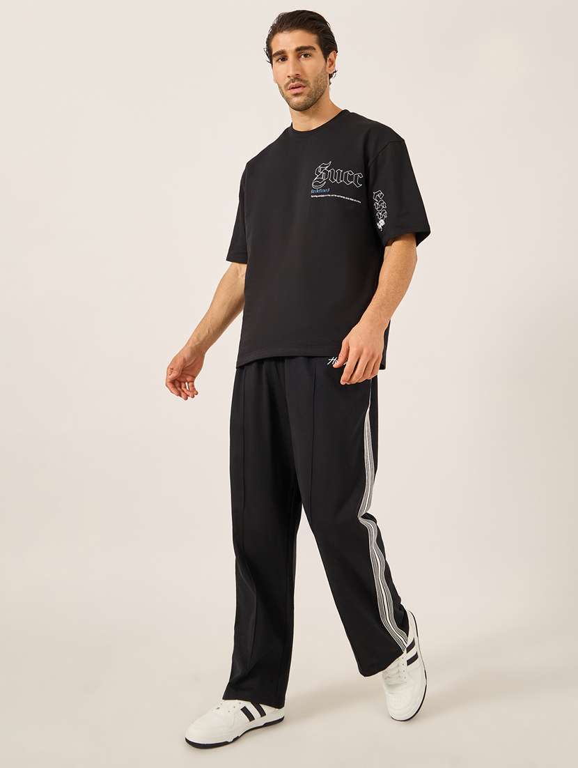 men tapered mid rise relaxed fit track pant - 21971722 -  Standard Image - 2