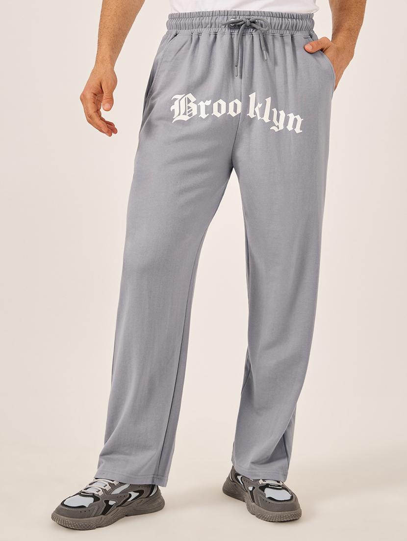 men printed mid rise relaxed fit track pant - 21971724 -  Zoom Image - 0