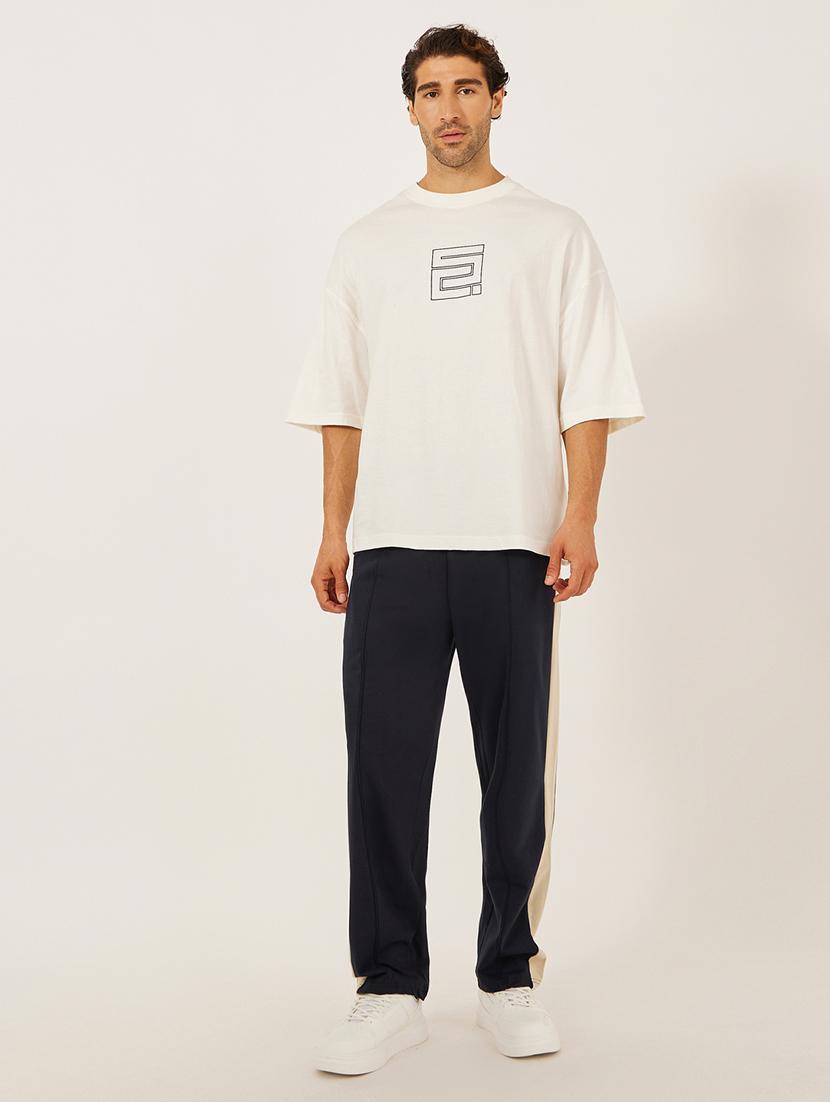 men tapered mid rise relaxed fit track pant - 21971750 - Standard Image - 2