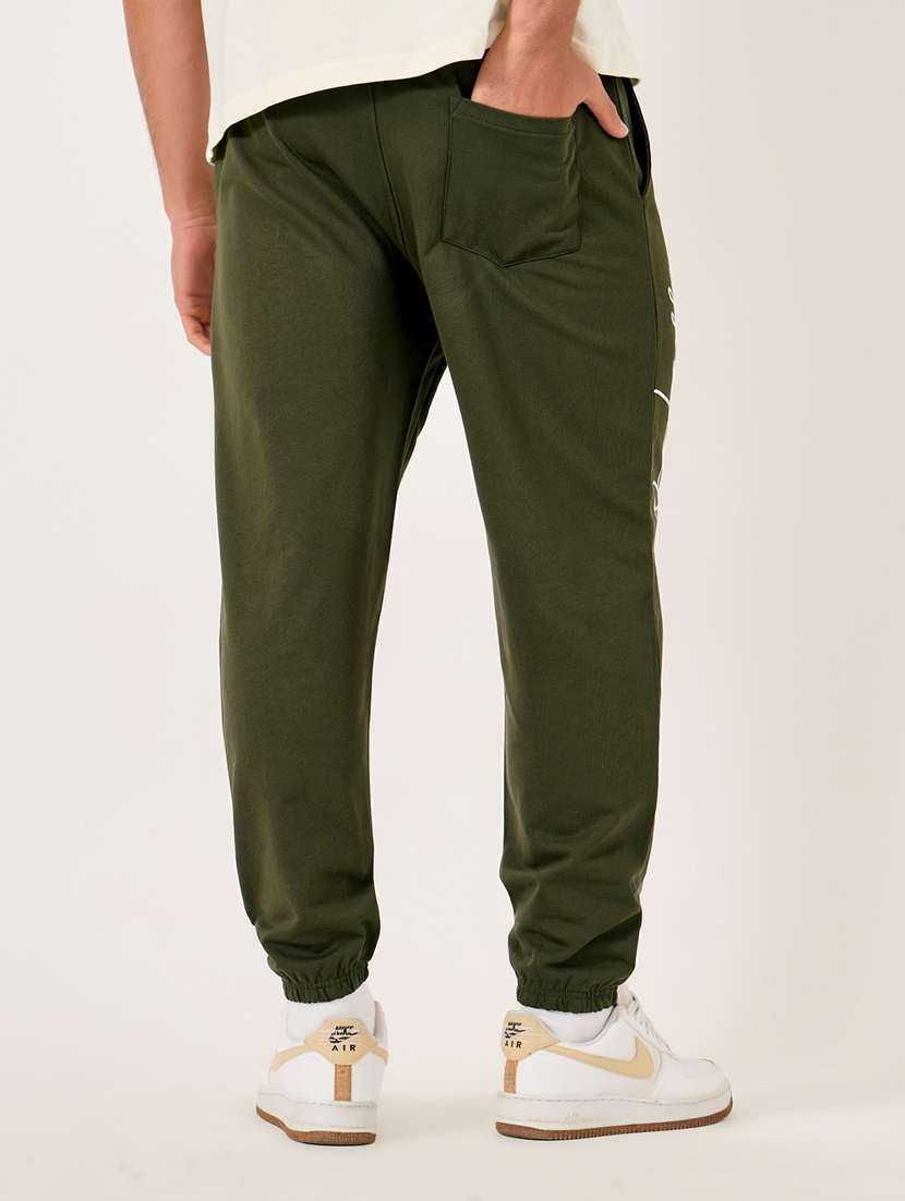 men printed mid rise relaxed fit jogger - 21971761 -  Standard Image - 2