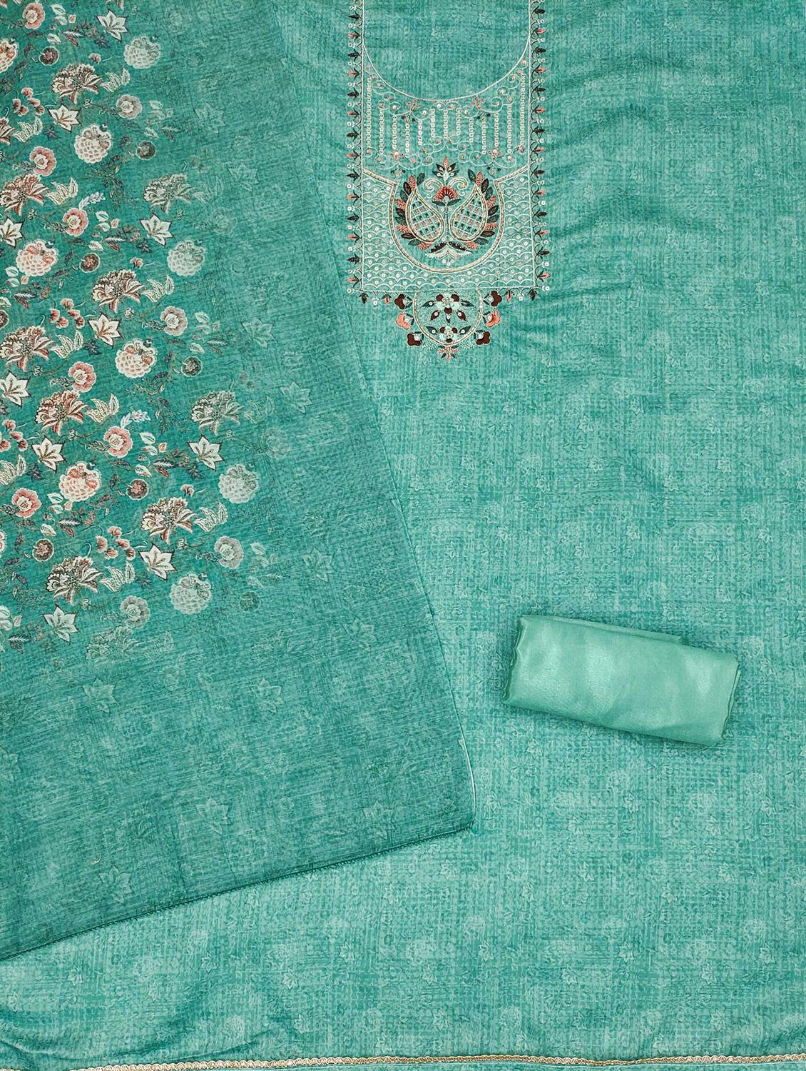 women embroidered unstitched suit set - 21971799 - Standard Image - 2