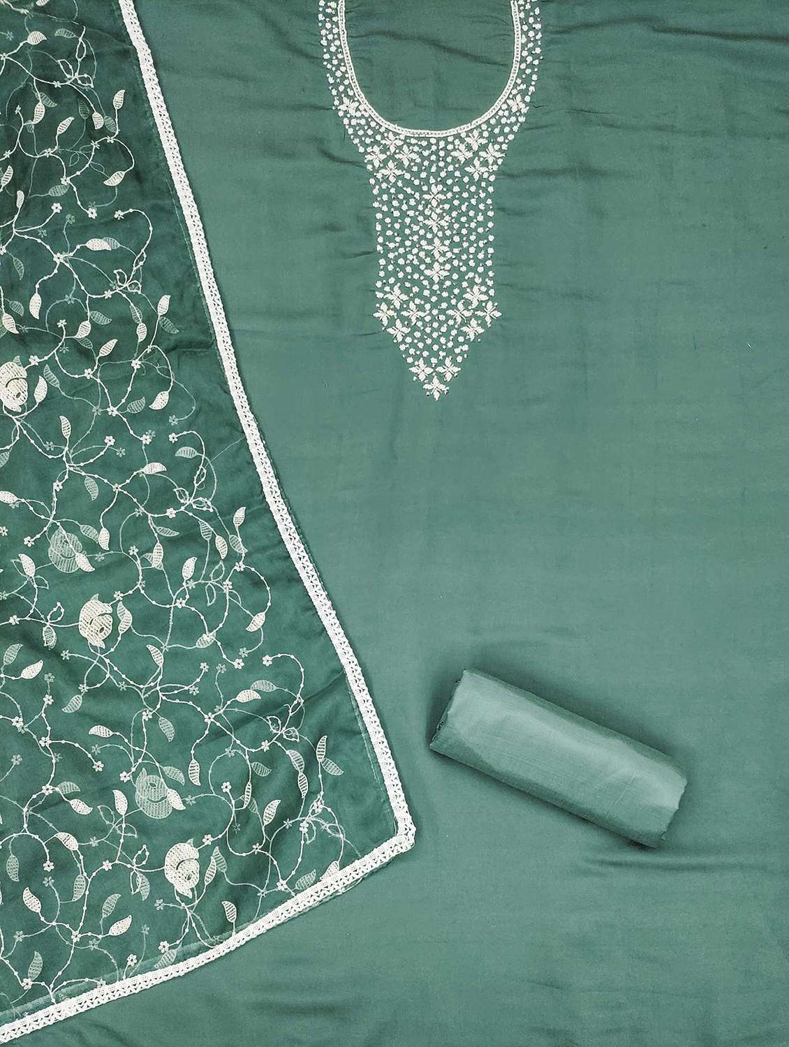 women embroidered unstitched suit set - 21971812 -  Standard Image - 2