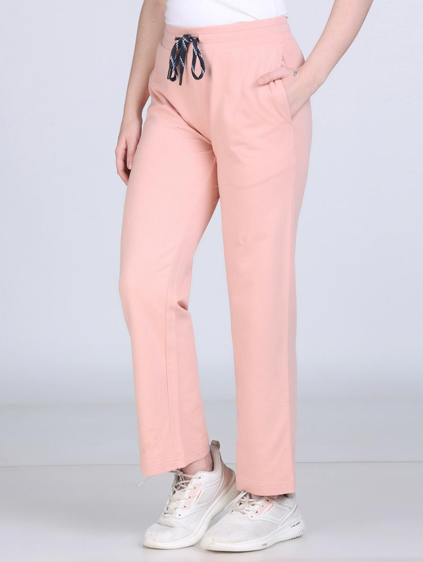 women solid mid rise regular fit track pant - 21971849 - Standard Image - 2
