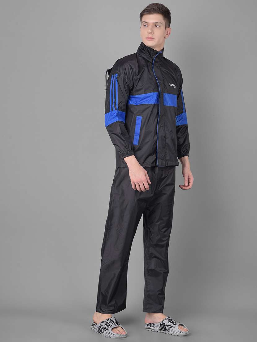 Men Striped Long Sleeve Rain Suit Set - 21971878 -  Standard Image - 2