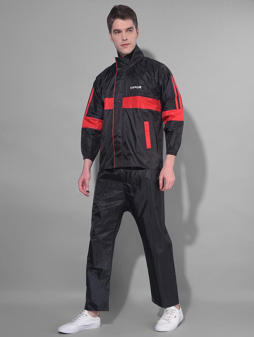 men striped long sleeve rain suit set - 21971879 - Standard Image - 2