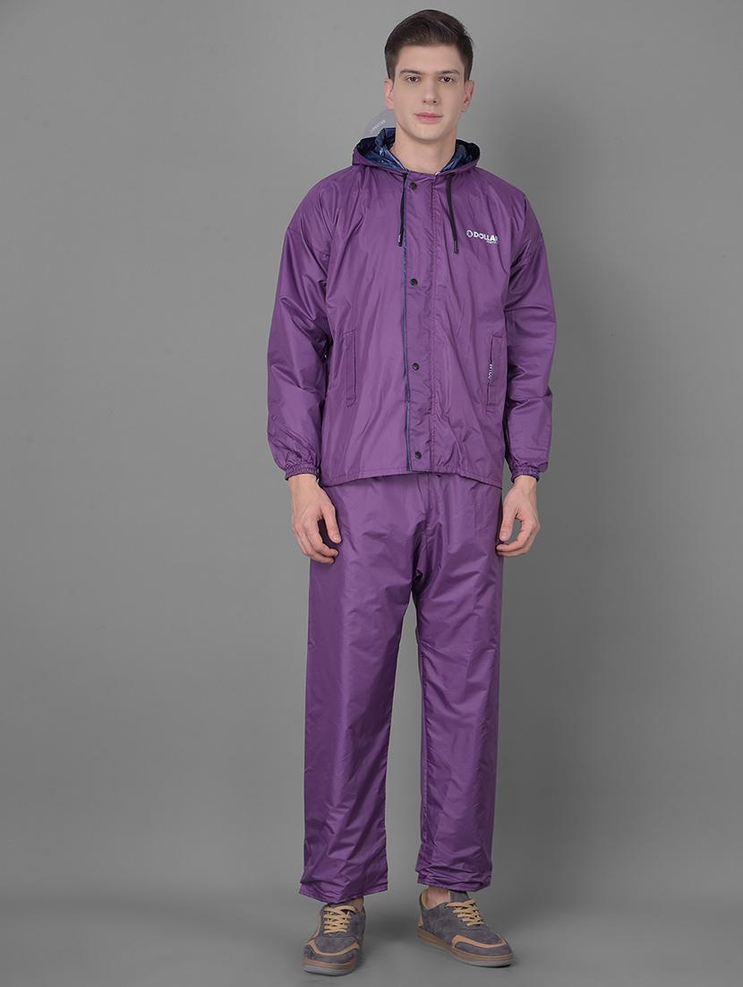 men solid long sleeve rain suit set  - 21971882 -  Zoom Image - 0