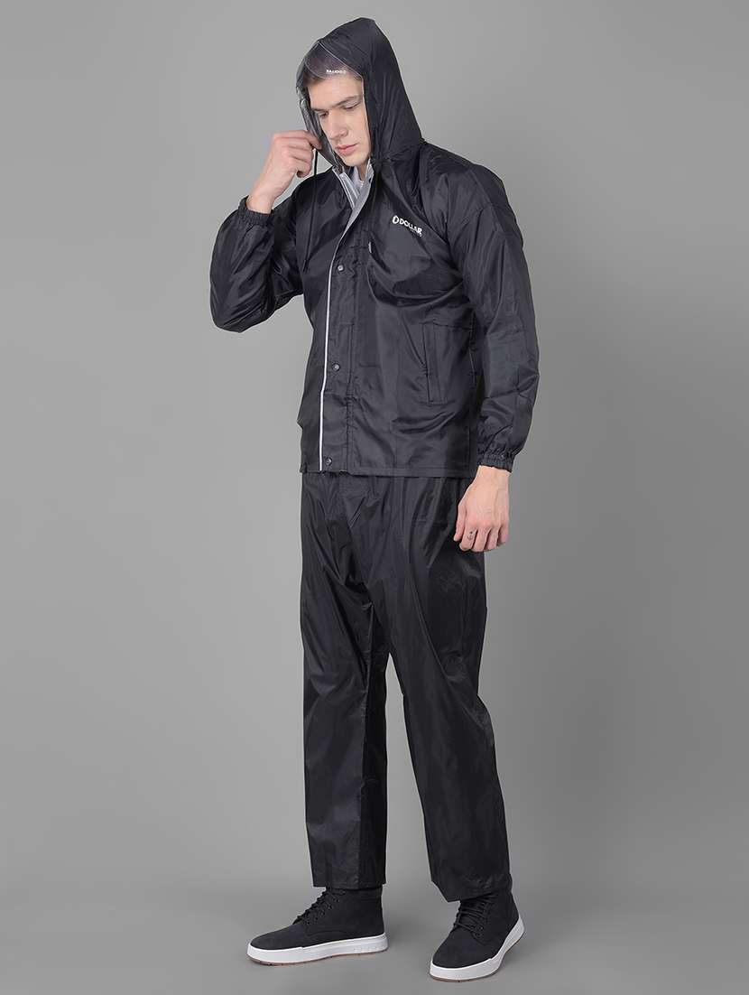 men solid long sleeve rain suit set  - 21971884 -  Standard Image - 2