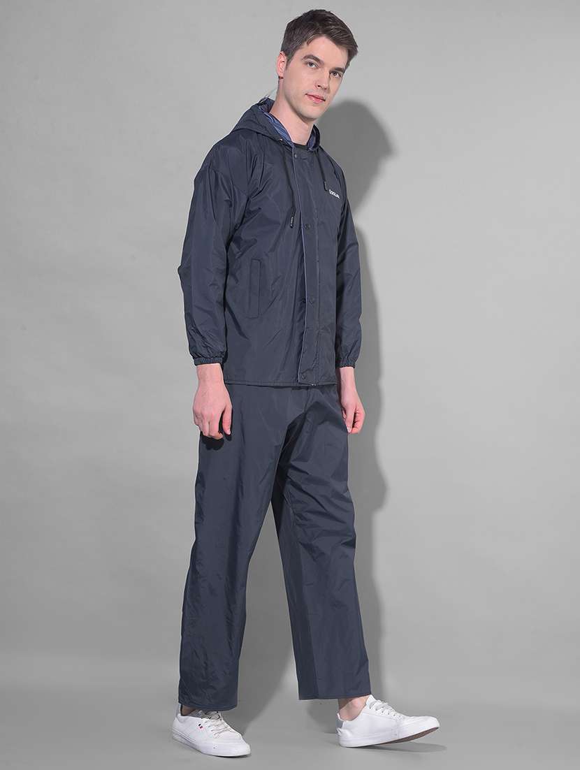 men solid long sleeve rain suit set - 21971891 - Standard Image - 2