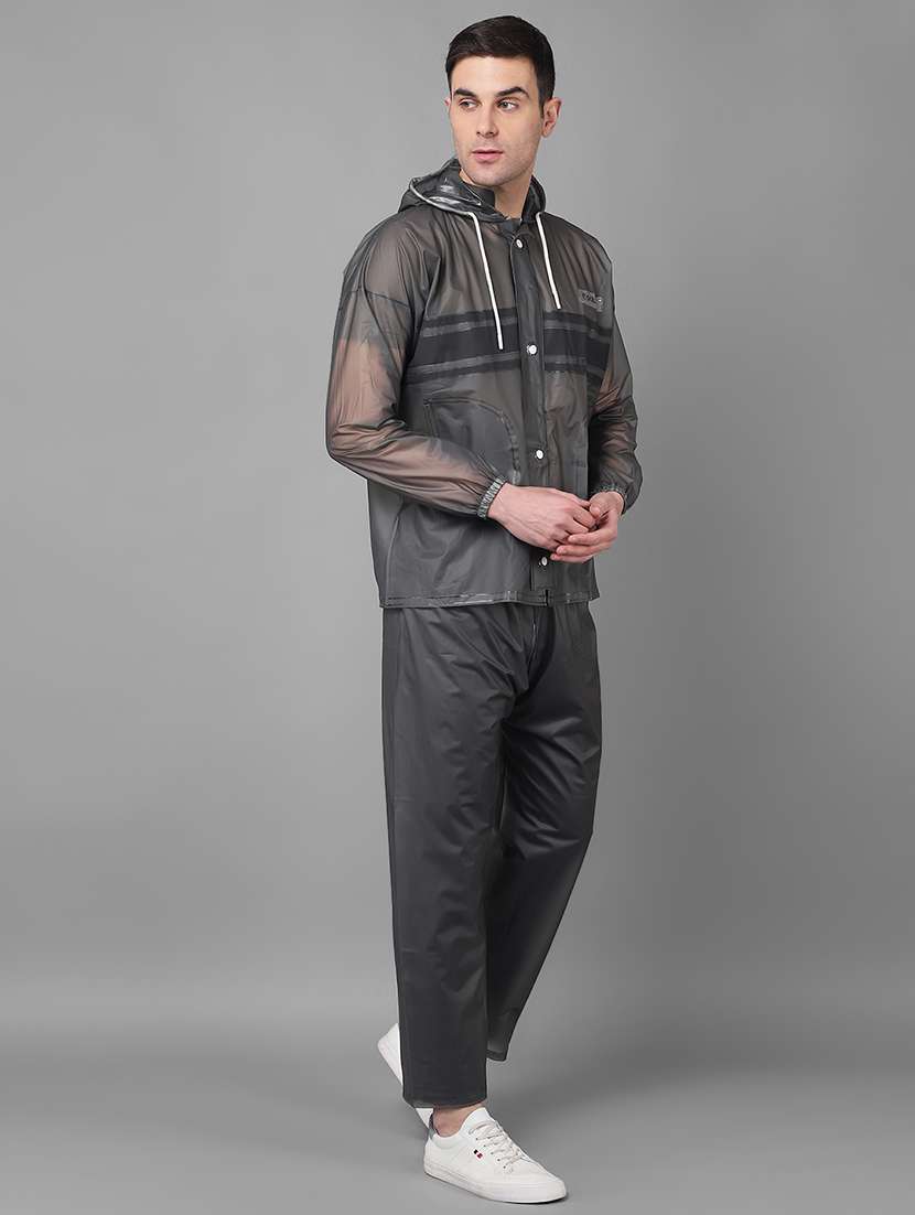 men striped long sleeve rain suit set  - 21971928 -  Standard Image - 2