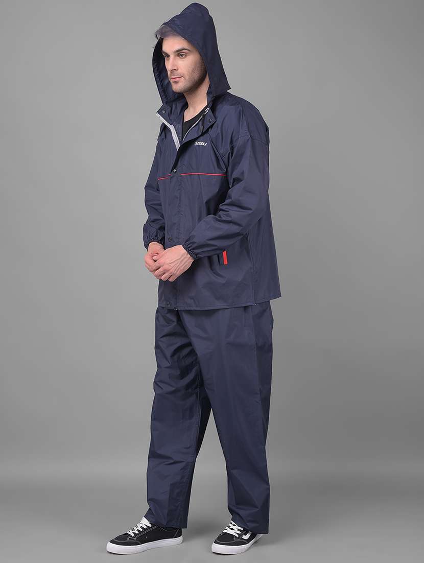 men solid long sleeve rain suit set  - 21971969 -  Standard Image - 2