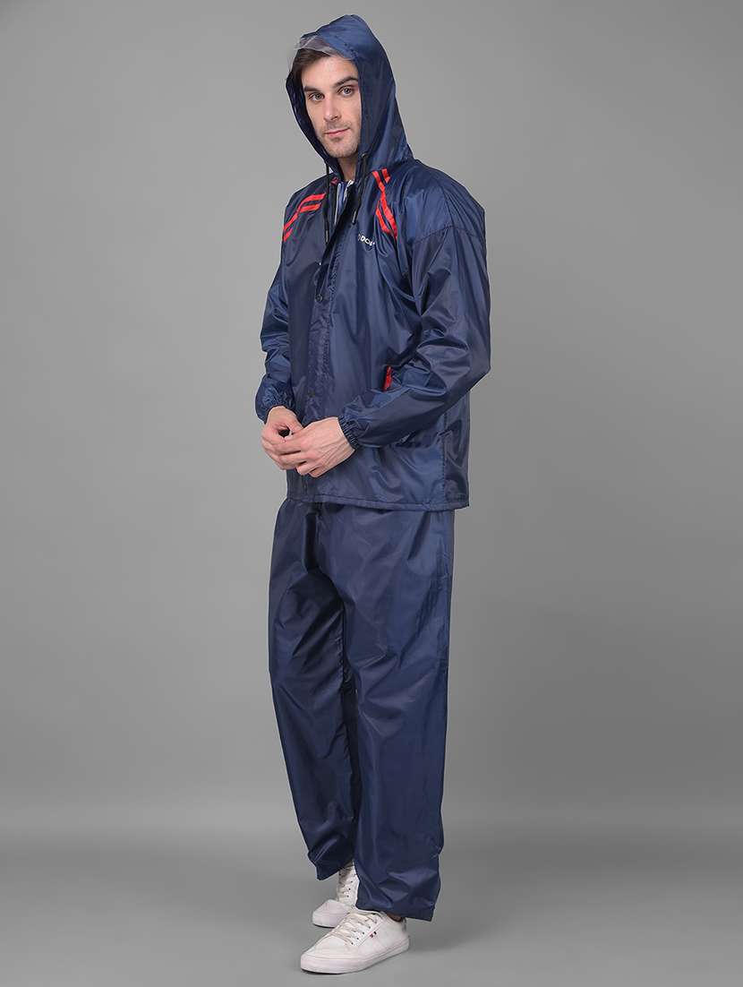 men solid long sleeve rain suit set  - 21971972 -  Standard Image - 2
