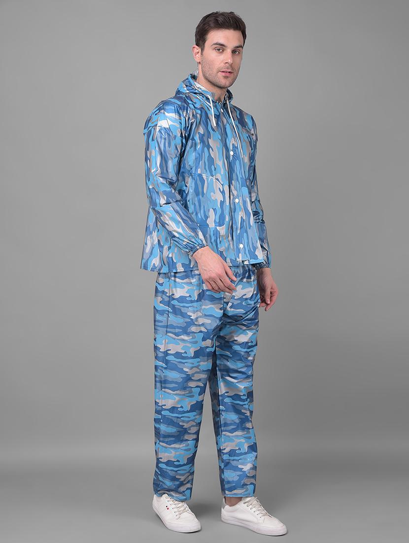 men camouflage long sleeve rain suit set - 21971993 - Standard Image - 2