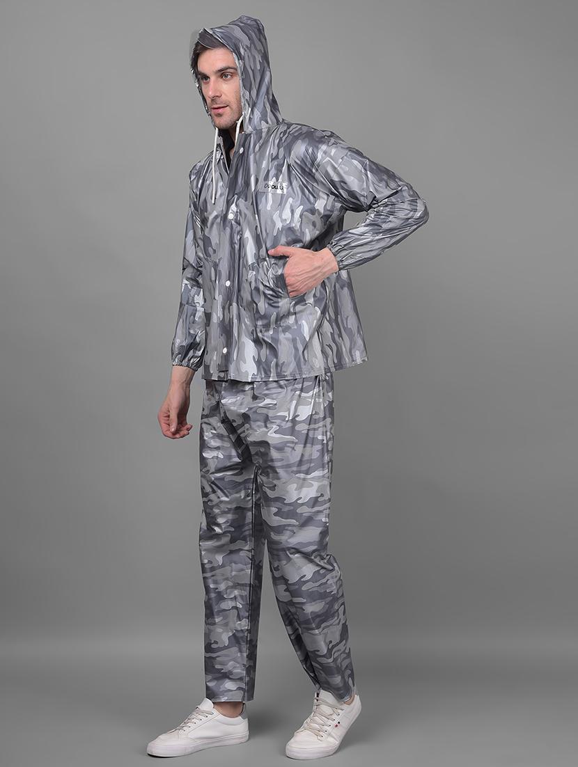 men camouflage long sleeve rain suit set - 21971994 - Standard Image - 2