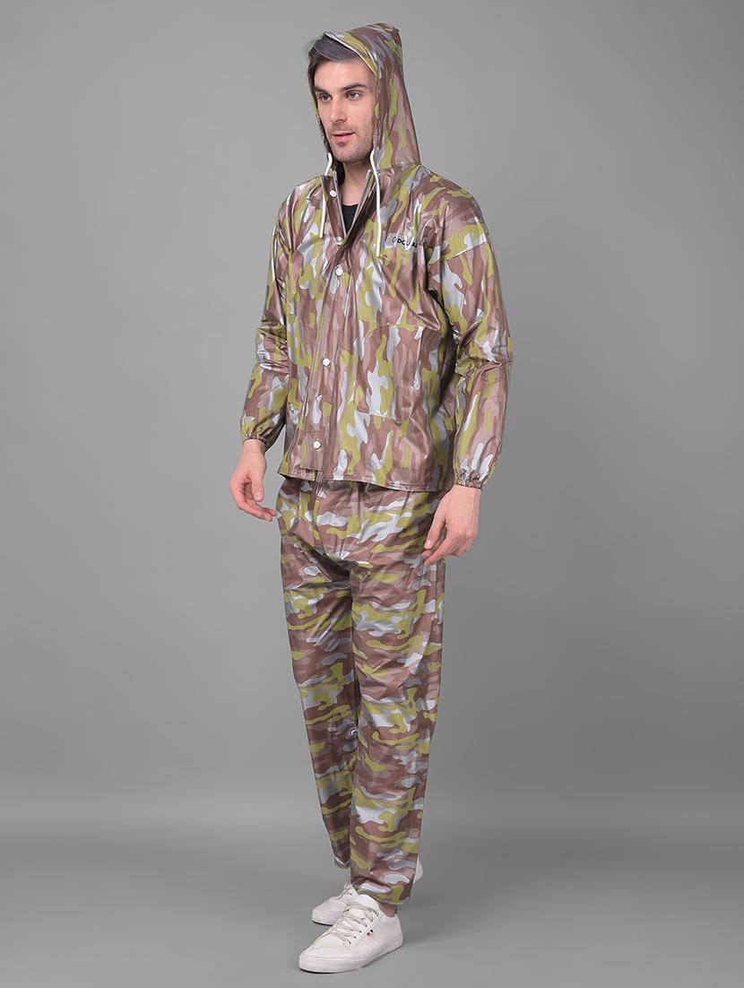 men camouflage long sleeve rain suit set - 21971995 - Standard Image - 2