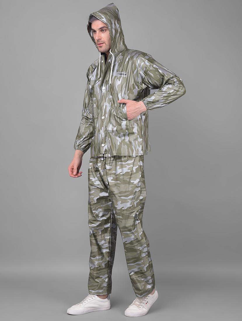 men camouflage long sleeve rain suit set - 21971996 - Standard Image - 2