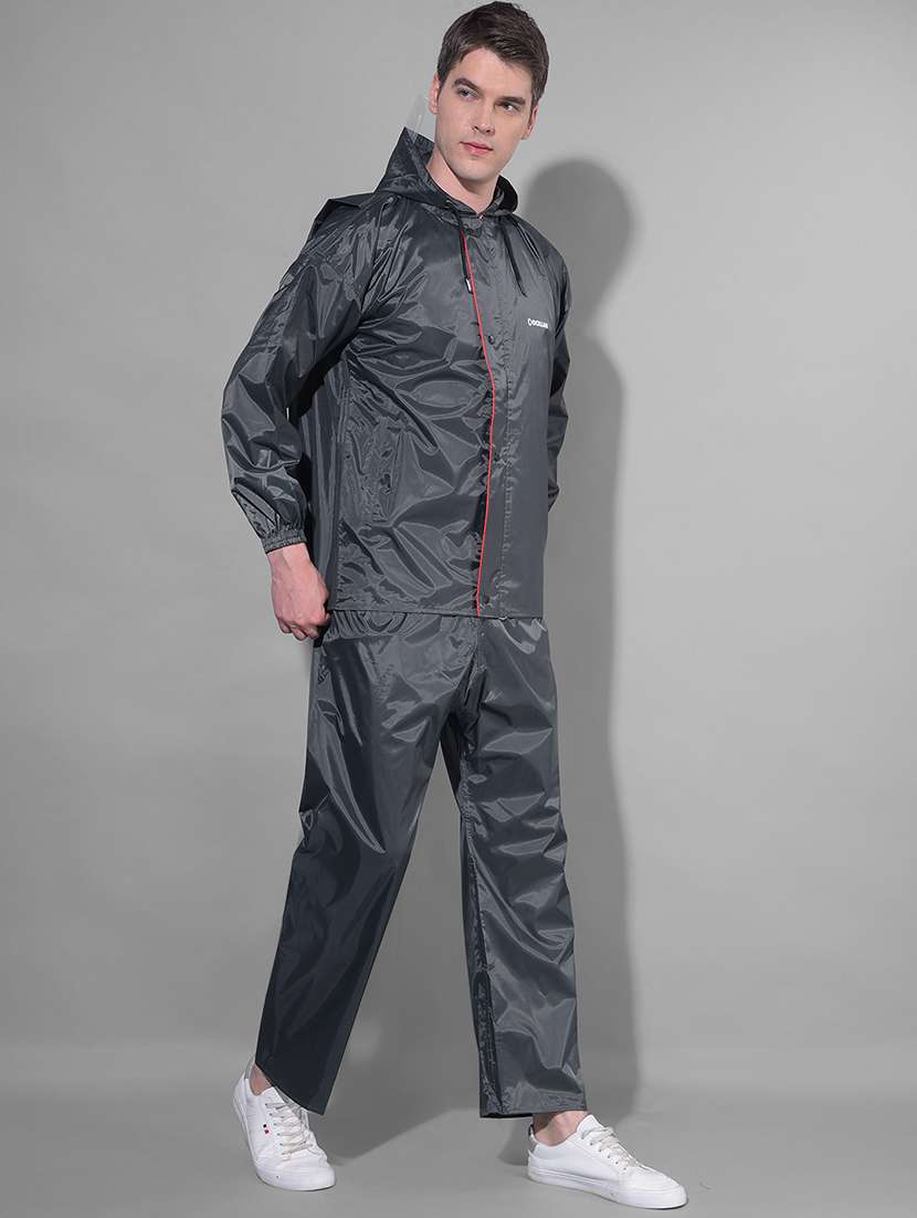 men solid long sleeve rain suit set  - 21972022 -  Standard Image - 2