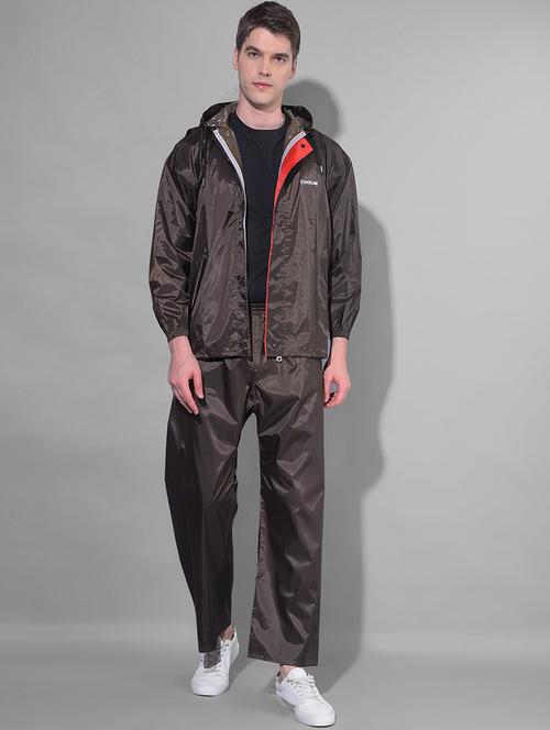 men solid long sleeve rain suit set  - 21972023 -  Standard Image - 0