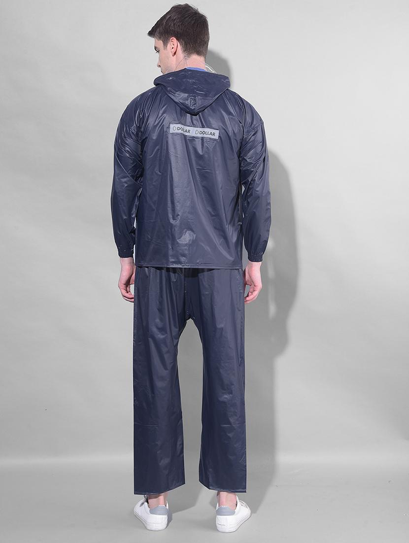 men solid long sleeve rain suit set - 21972055 - Standard Image - 2