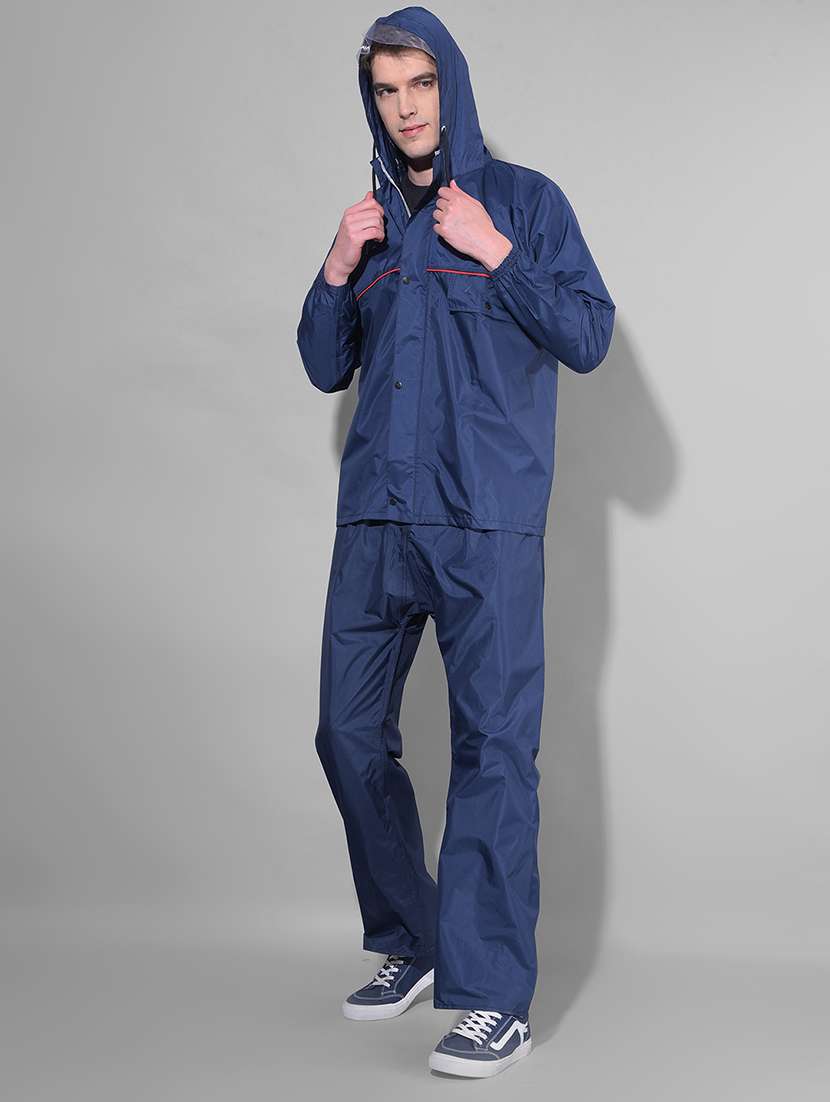 men solid long sleeve rain suit set  - 21972122 -  Standard Image - 2