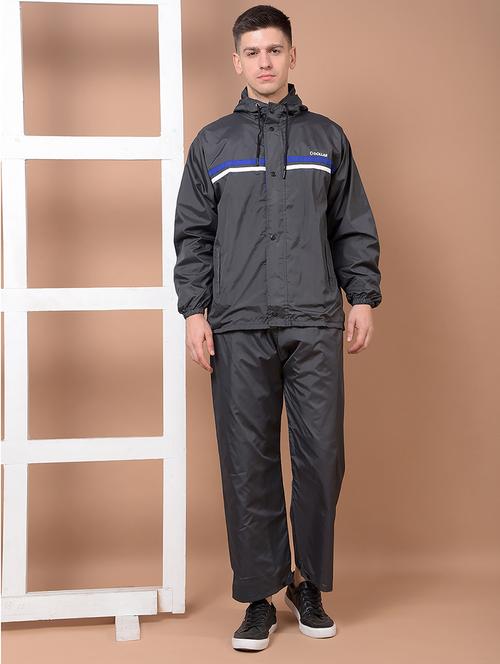men striped long sleeve reversible rain suit set - 21972147 - Standard Image - 0