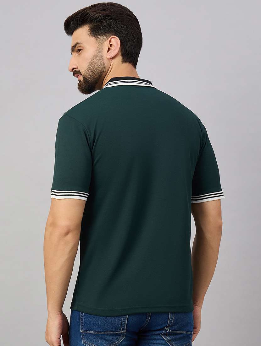 men solid short sleeve regular fit polo t-shirt - 21972361 -  Standard Image - 2