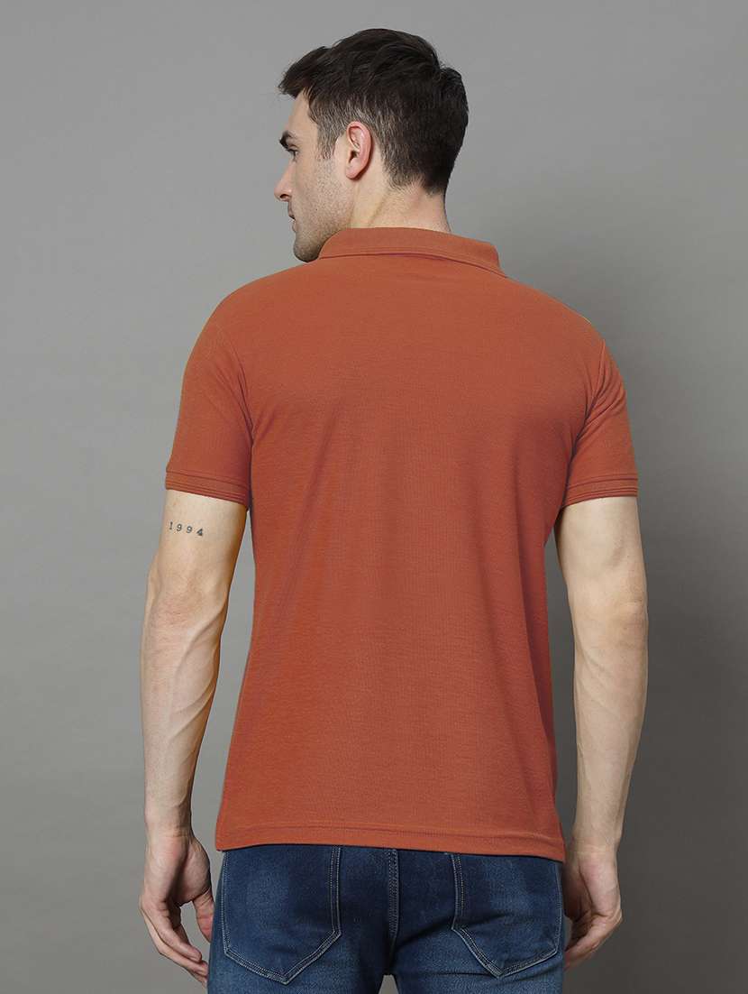 men solid short sleeve regular fit polo t-shirt - 21972388 -  Standard Image - 2