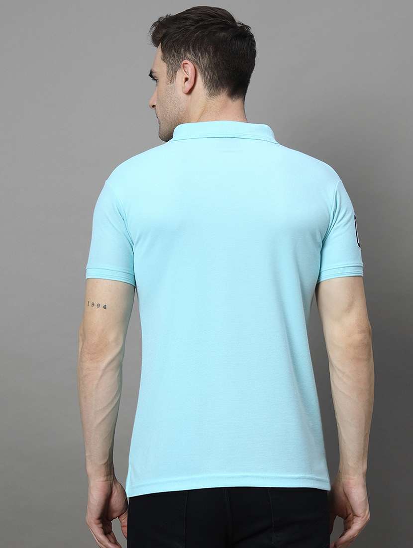 men logo print short sleeve regular fit polo t-shirt - 21972405 - Standard Image - 2