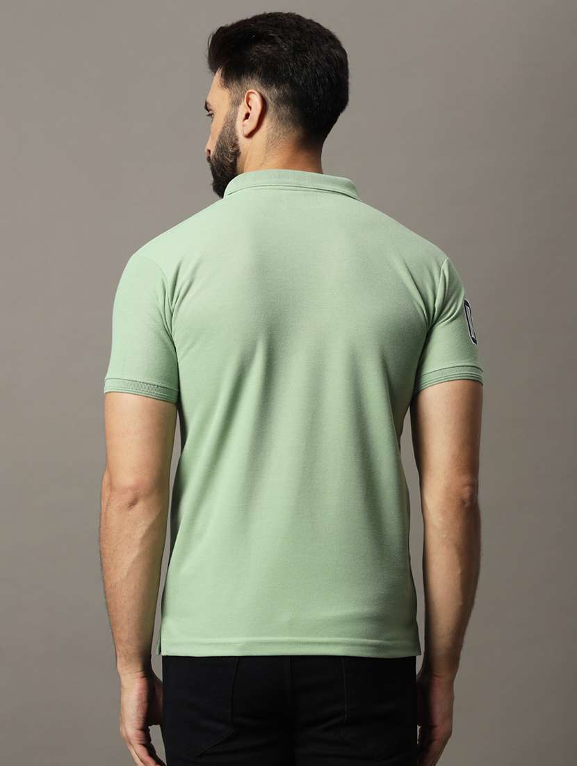 men logo print short sleeve regular fit polo t-shirt - 21972414 -  Standard Image - 2