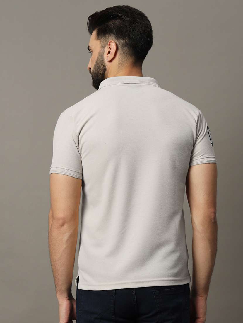 men logo print short sleeve regular fit polo t-shirt - 21972418 -  Standard Image - 2