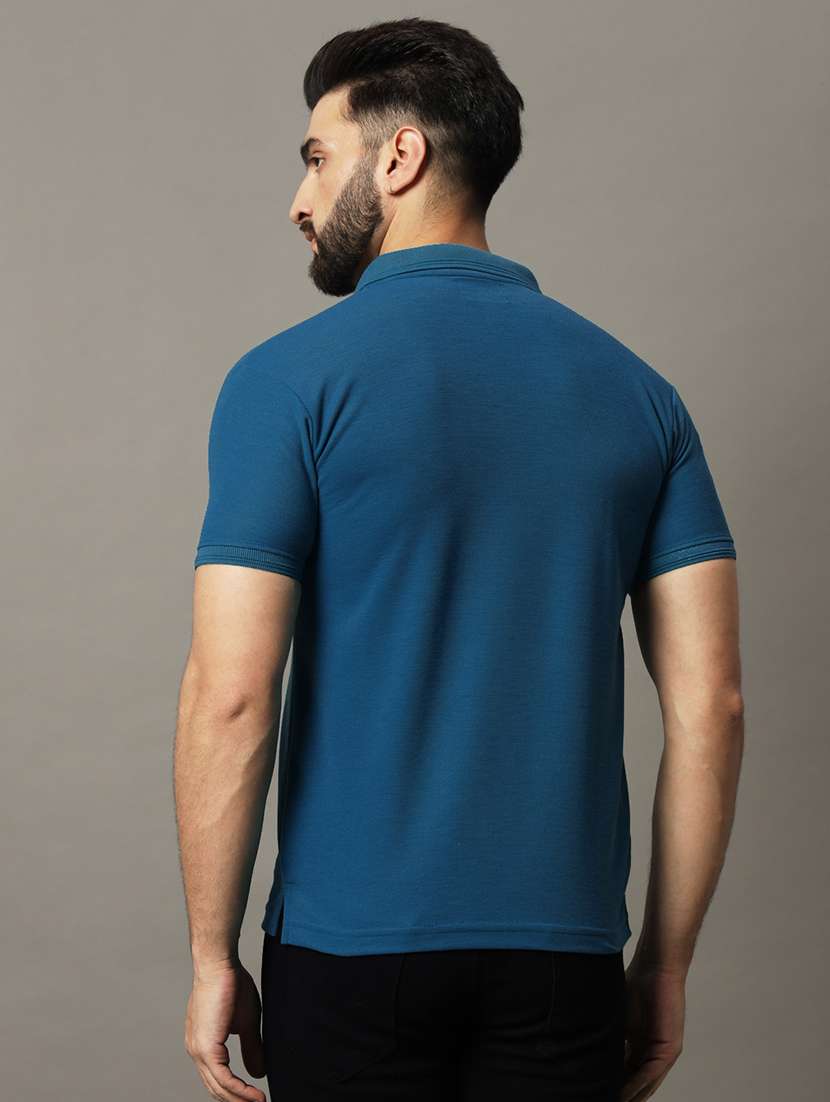 men logo print short sleeve regular fit polo t-shirt - 21972422 - Standard Image - 2