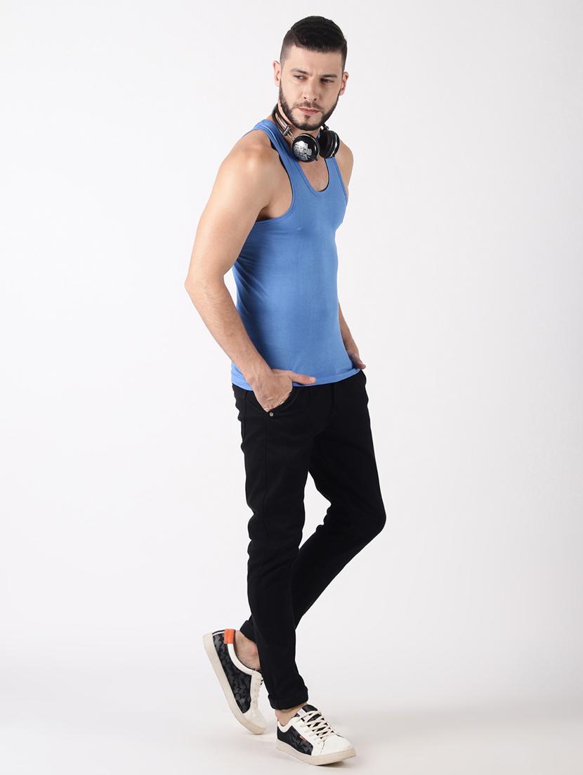 men pack of 12 multi colored solid sleeveless vest - 21972653 - Standard Image - 2