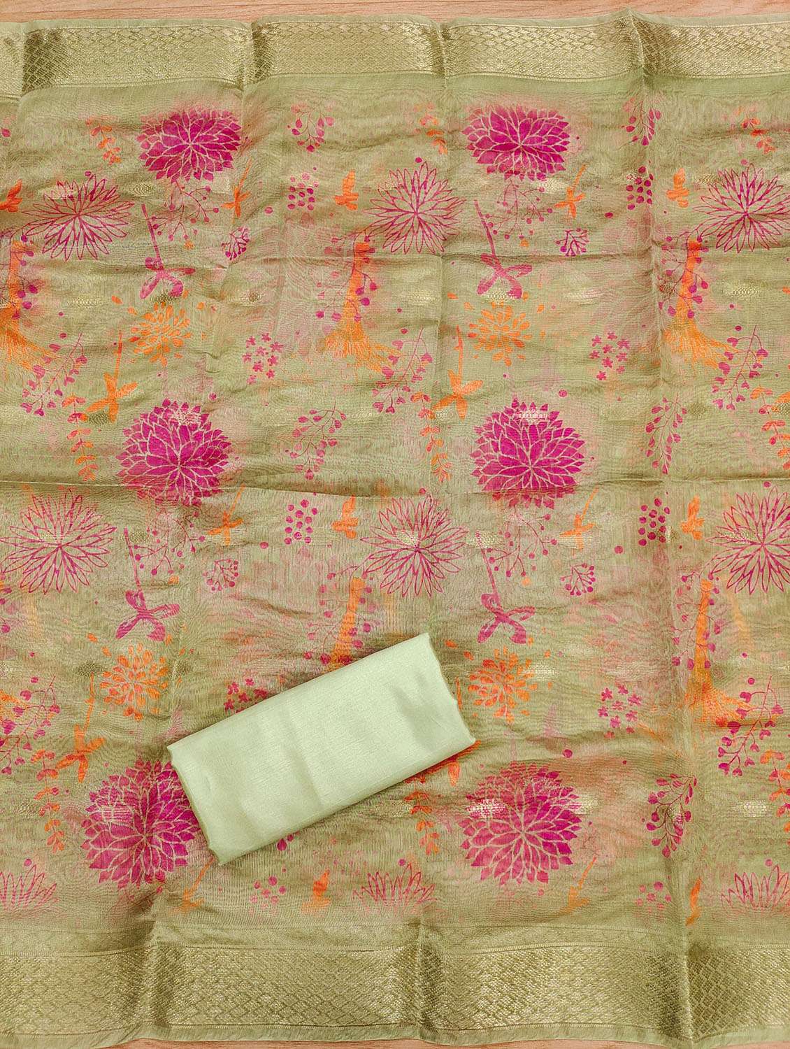 women self design embroidered unstitched suit set - 21972718 -  Standard Image - 2