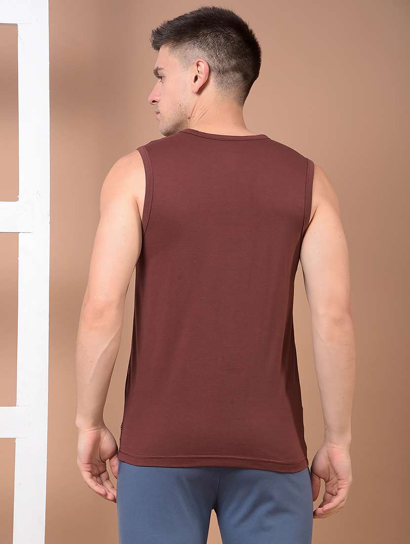 men pack of 2 striped sleeveless vest - 21972727 -  Standard Image - 2