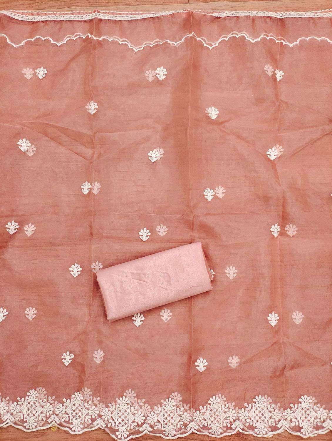 women solid with work embroidered unstitched suit set - 21972874 -  Standard Image - 2