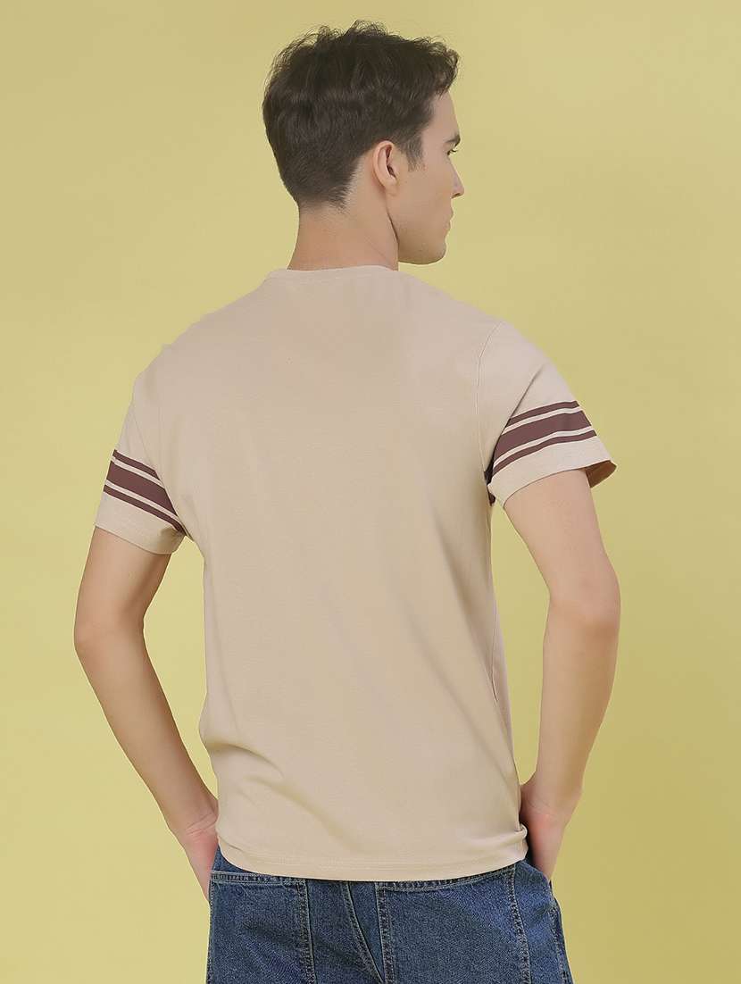 men chest print short sleeve regular fit t-shirt - 21973027 -  Standard Image - 2