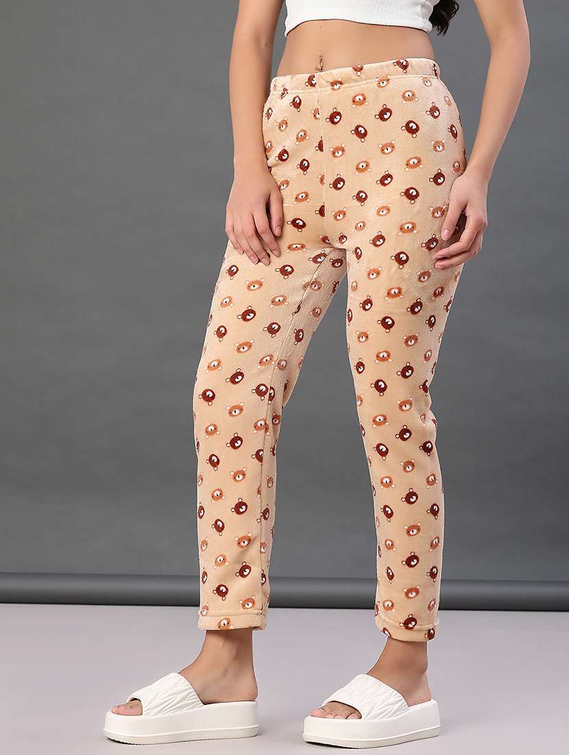 women printed mid rise winter wear pyjama - 21973832 -  Standard Image - 2